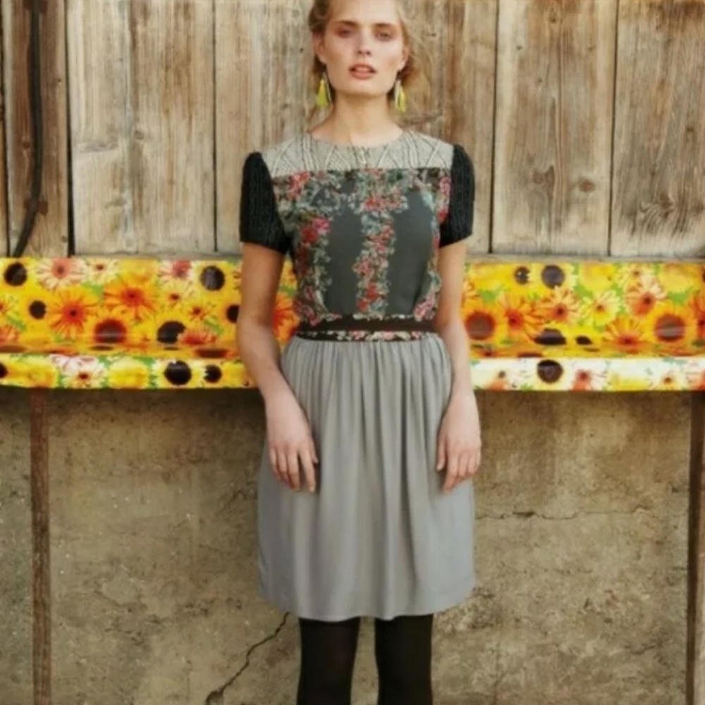 Anthropologie Ailanto Agnita Dress Spain Sz 2 Rare